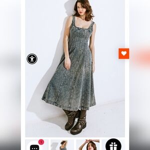 Denim Maxi Dress